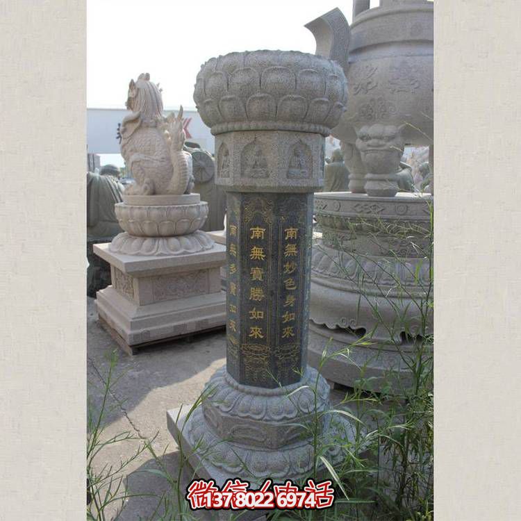 精美大理石浮雕石柱，點綴你的寺廟