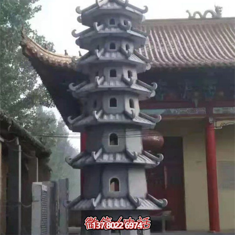 大理石石雕佛塔雕塑，傳承古老文明