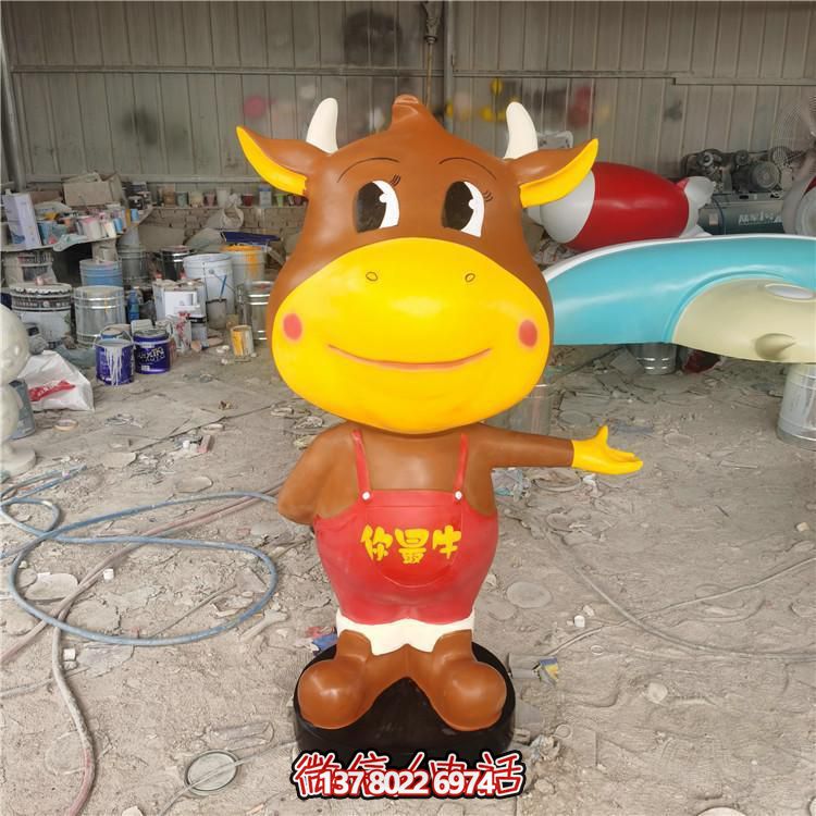 多彩玻璃鋼雕塑，精美卡通公仔，裝點你的店鋪