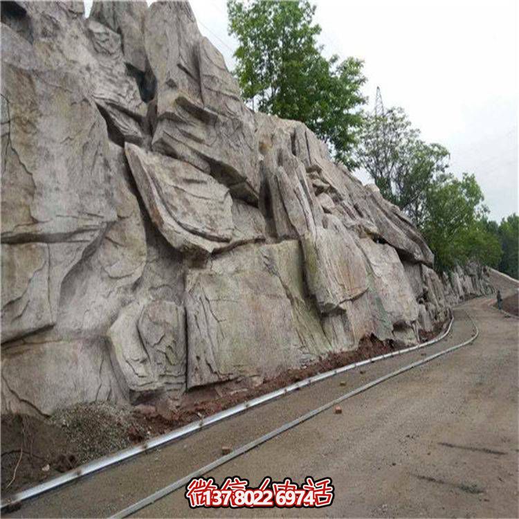 美輪美奐的景觀石，改善戶外街道路邊大型景觀