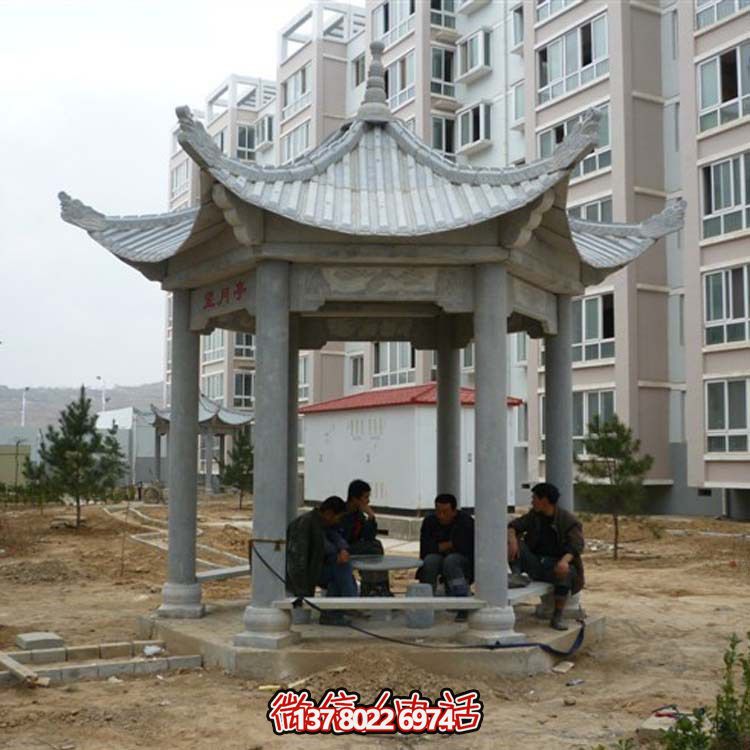 古典風(fēng)情涼亭，點(diǎn)綴小區(qū)廣場，讓您休閑身心