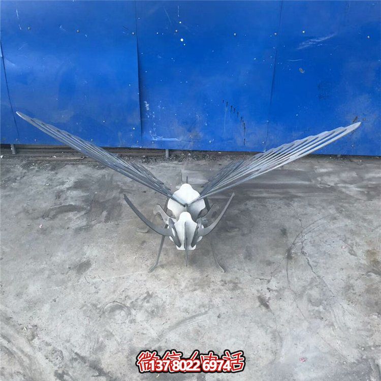 不銹鋼蝴蝶雕塑，點(diǎn)綴你的園林戶外空間