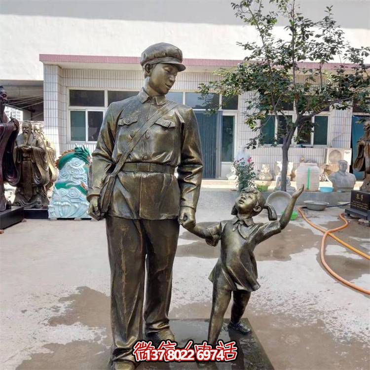 玻璃鋼雕塑，傳承名人精神，校園記憶經典