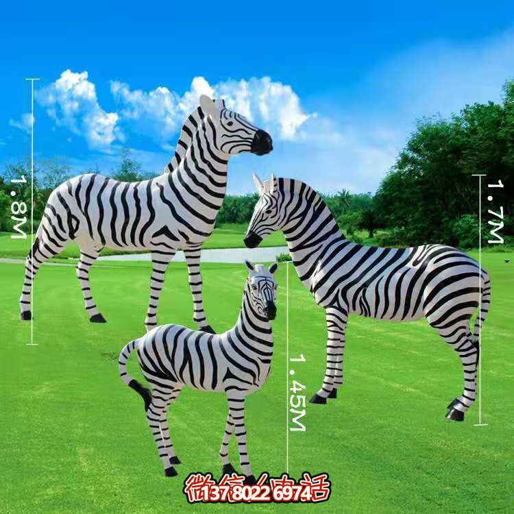 斑馬仿真擺件，帶來動物園的美好回憶