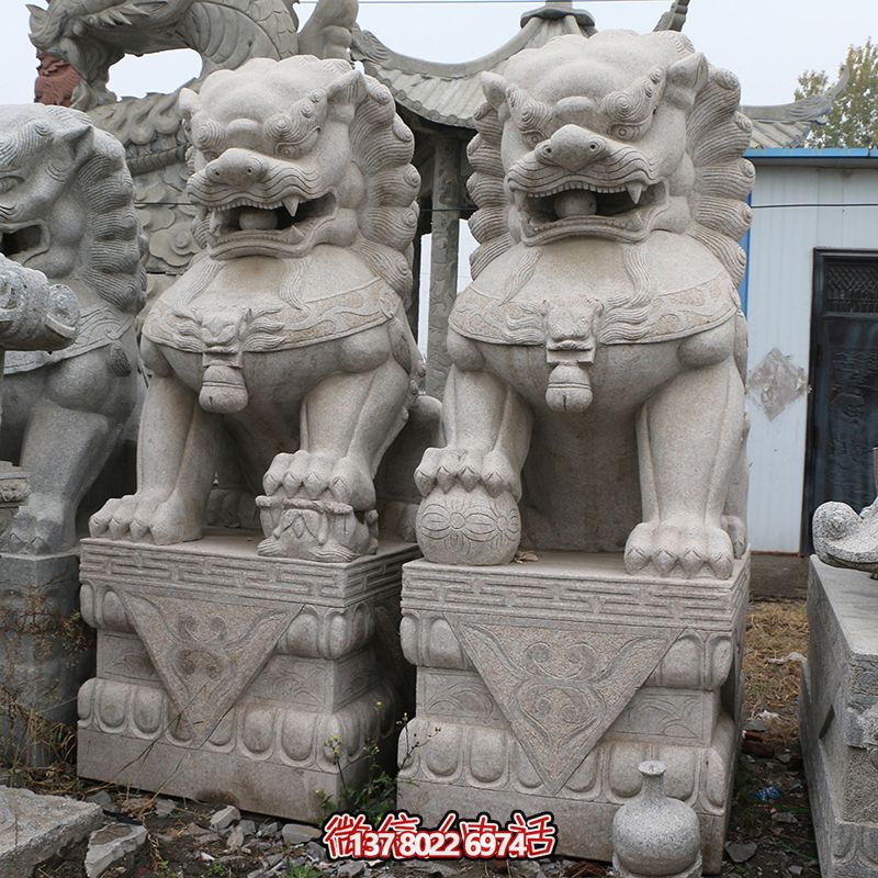 創(chuàng)意庭院石雕獅子雕塑 創(chuàng)意庭院石雕獅子雕塑