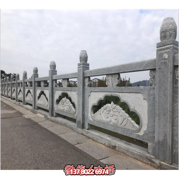 精致青石石雕欄桿，打造美麗公園景區