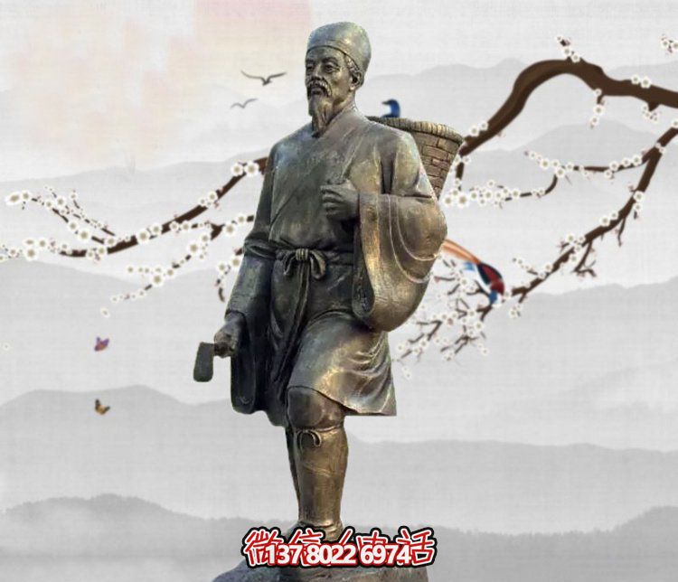 雕塑李時珍的傳奇，緬懷古老的采藥文化