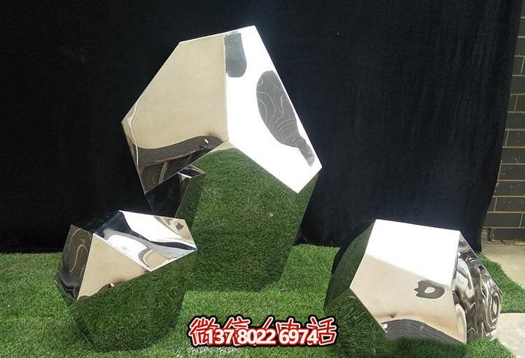 鏡面不銹鋼切面噴金烤漆裝飾品擺件 鏡面不銹鋼切面噴金烤漆裝飾品擺件