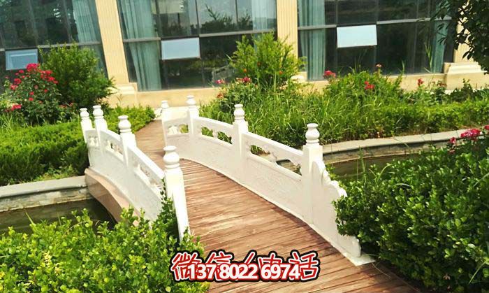 別墅公園漢白玉石小拱橋欄桿雕塑 別墅公園漢白玉石小拱橋欄桿雕塑