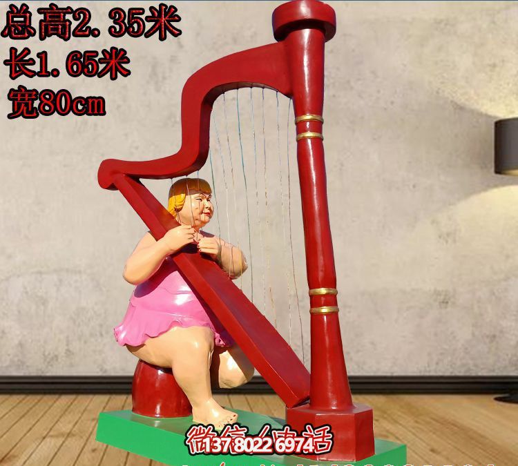 戶(hù)外玻璃鋼彩繪彈琴的小女孩園林景觀琴雕塑 戶(hù)外玻璃鋼彩繪彈琴的小女孩園林景觀琴雕塑