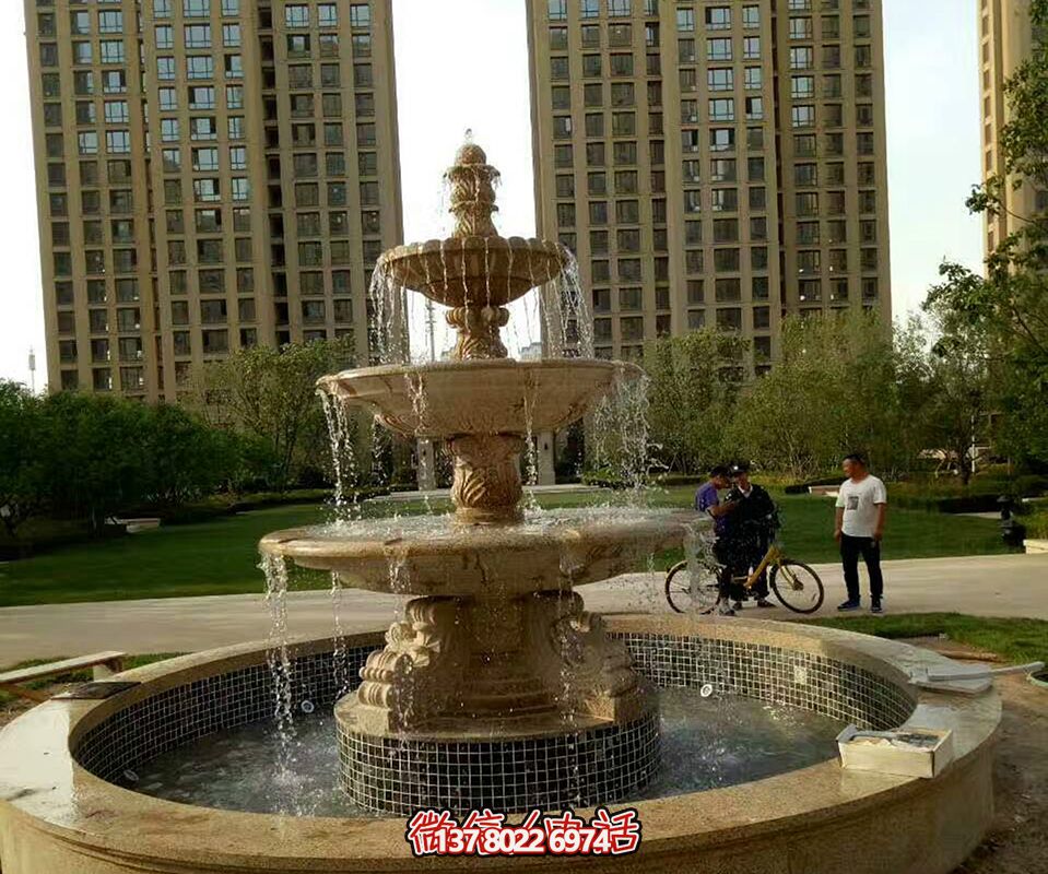 小區(qū)廣場擺放歐式大理石風水球噴泉雕塑 小區(qū)廣場擺放歐式大理石風水球噴泉雕塑