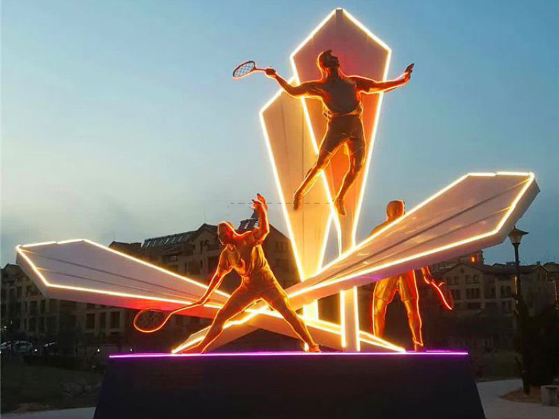 不銹鋼雕塑_體育運動主題雕塑 不銹鋼雕塑_體育運動主題雕塑